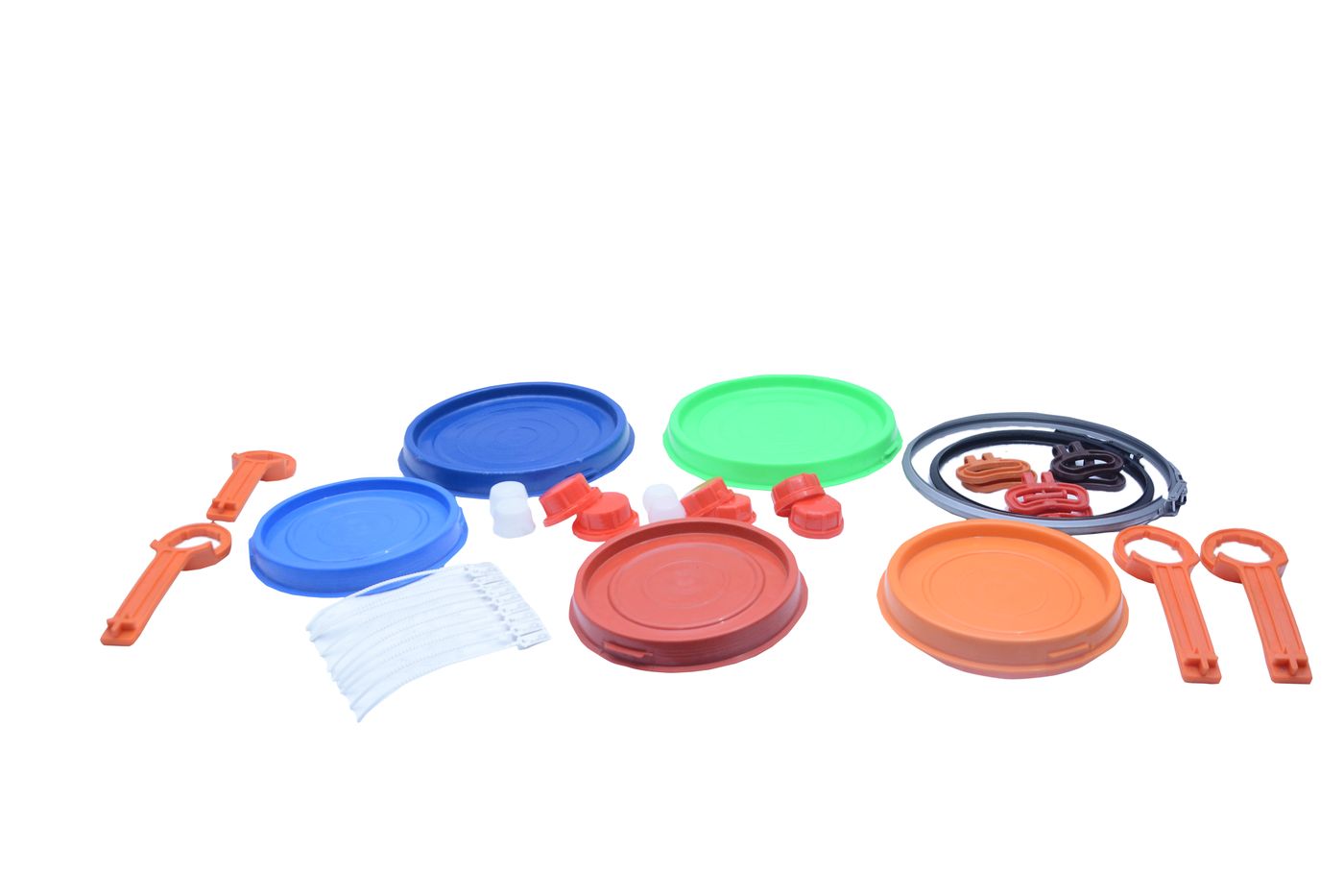 Group of Packaging Master bottle accessories