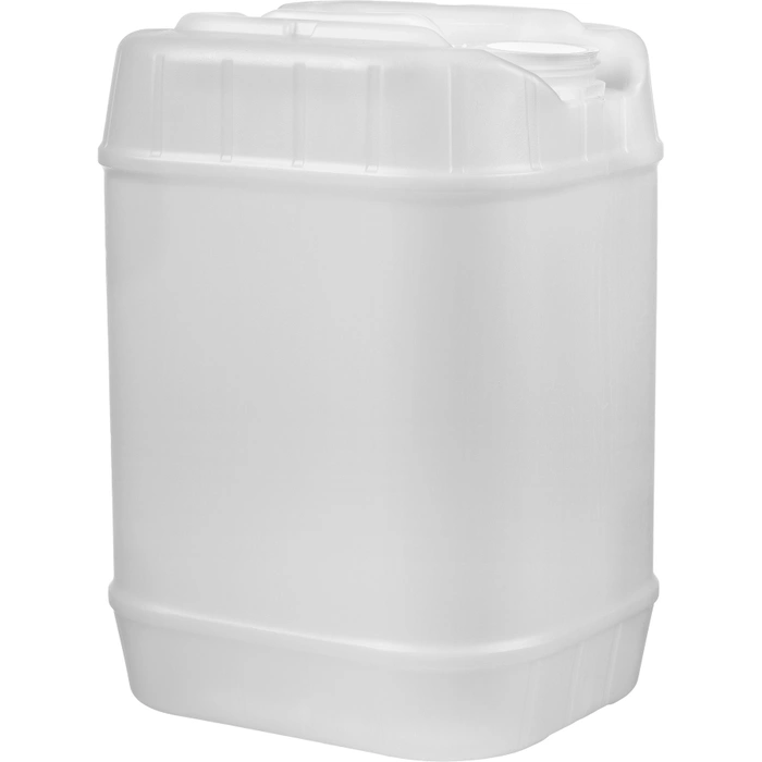 5 gallon natural UN-rated tight-head HDPE container